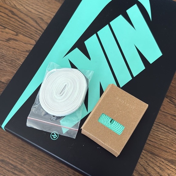 Nike Air Black and Teal Sneakers - Picture 5 of 5